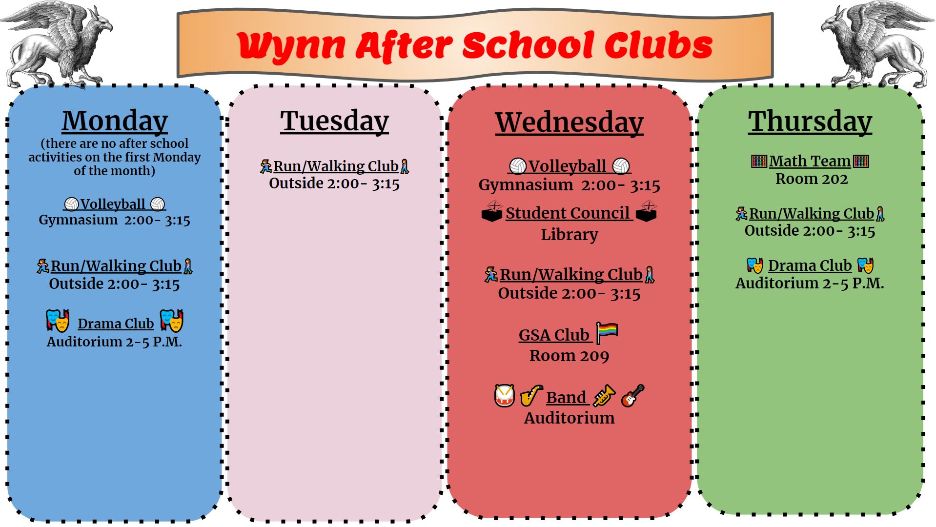 After School Clubs - John W. Wynn Middle School
